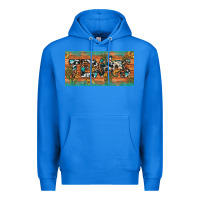 True Royal texas sunflower cactus cowhide leopard licence plate Premium Hoodie - Artiststas