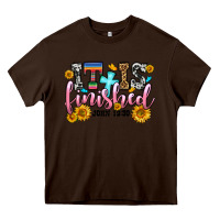 Chocolate Brown it is finished john 19 30 Heavy Core Tee - OliviaCreatesArt