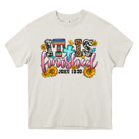 Cream it is finished john 19 30 Heavy Core Tee - OliviaCreatesArt