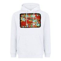 White christmas serape sunflower background Heavyweight Hoodie - Jasminsmagicworld
