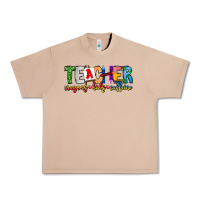 Burro Teacher Cryons Kids Caffeine Urban Heavy Tee - CowhideDigitalArt