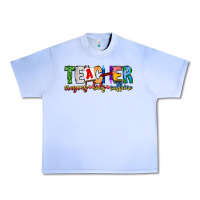 Grape Ice Teacher Cryons Kids Caffeine Urban Heavy Tee - CowhideDigitalArt