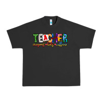 Pigment Black Teacher Cryons Kids Caffeine Urban Heavy Tee - CowhideDigitalArt