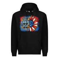 Black Patriotic Sunflower Premium Hoodie - Jasminsmagicworld