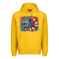 Lemon Patriotic Sunflower Premium Hoodie - Jasminsmagicworld