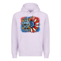 Lilac Patriotic Sunflower Premium Hoodie - Jasminsmagicworld