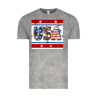 Cloud Rock 4th of july usa seamless pattern Vintage Tee - BundleAndBundleShop