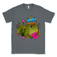 Charcoal Heather valentines day frog prince olivia Classic Tee - OliviaCreatesArt