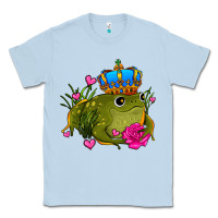 Dusty Blue valentines day frog prince olivia Classic Tee - OliviaCreatesArt