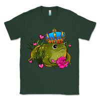 Sports Green valentines day frog prince olivia Classic Tee - OliviaCreatesArt