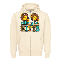 Calm Your Mitts Softball Zipper Hoodie | Teevron