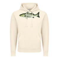 Vintage Artic Striped Bass Vintage Hoodie - LillyAllenDesigns