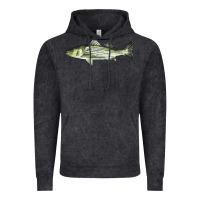 Vintage Black Striped Bass Vintage Hoodie - LillyAllenDesigns