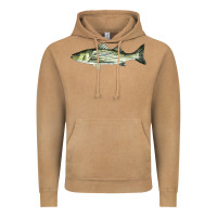 Vintage Camel Striped Bass Vintage Hoodie - LillyAllenDesigns