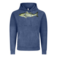 Striped Bass Vintage Hoodie | Teevron