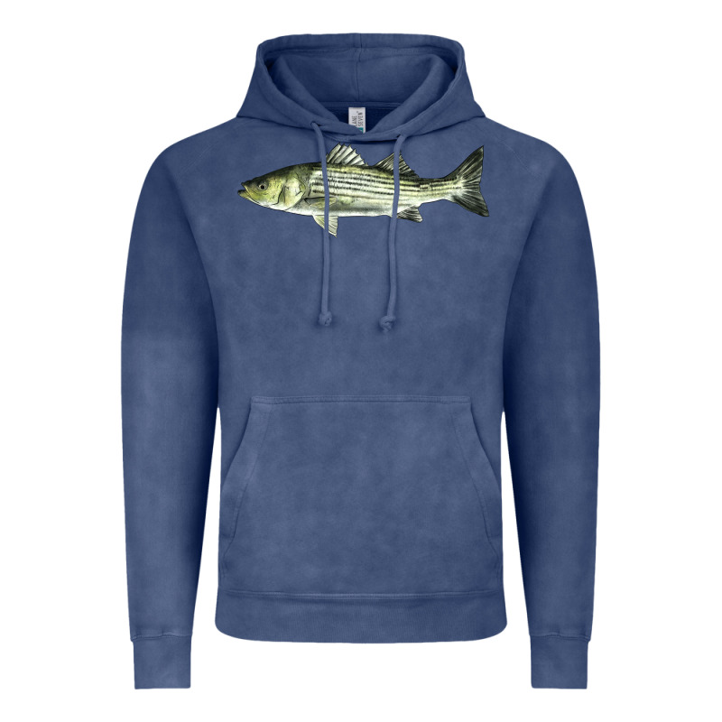 Striped Bass Vintage Hoodie by LillyAllenDesigns | Teevron