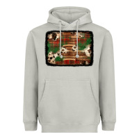 Moon Dust christmas buffalo plaid cowhide background Heavyweight Hoodie - Jasminsmagicworld