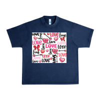 Navy love Urban Heavy Tee - LillyAllenDesigns