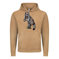 Vintage Camel Raccoon Illustrations Vintage Hoodie - LillyAllenDesigns