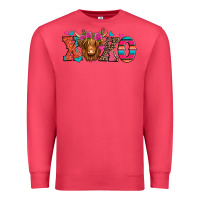 Cardinal xoxo valentine's day highland cow Premium Sweatshirt - Jasminsmagicworld