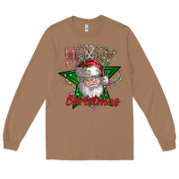 Toasted Coconut festive santa claus greeting Long Sleeve Tee - CowhideDigitalArt