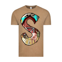 Vintage Coffee farm life alphabet lowercase letters s Vintage Tee - BundleAndBundleShop