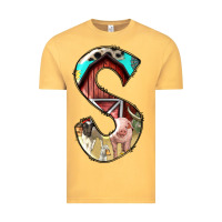 Vintage Mustard farm life alphabet lowercase letters s Vintage Tee - BundleAndBundleShop