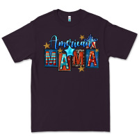 Plum American mama Mother's Day Premium Tee - FaDigitalArtStudio