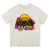 Cream softball grandma Heavy Core Tee - OliviaCreatesArt