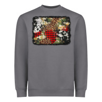 Storm army cowhide leopard Christmas Heavyweight Sweatshirt - Jasminsmagicworld