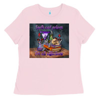 Bubblegum Pink spells and potions for all afflictions tumbler Ladies Tee - BundleAndBundleShop