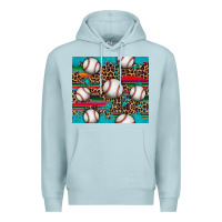 Blue Mist baseball Premium Hoodie - Artiststas