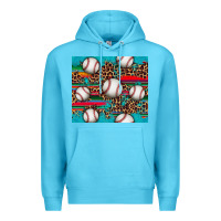 Ocean Blue baseball Premium Hoodie - Artiststas