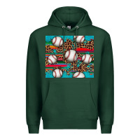 Sports Green baseball Premium Hoodie - Artiststas