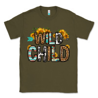 Army Green wild child Classic Tee - OliviaCreatesArt