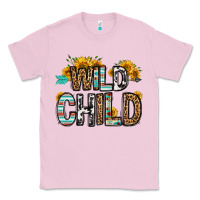 Bubblegum Pink wild child Classic Tee - OliviaCreatesArt
