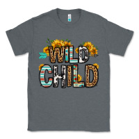 Charcoal Heather wild child Classic Tee - OliviaCreatesArt