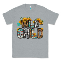 Heather Grey wild child Classic Tee - OliviaCreatesArt