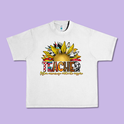 Teacher Urban Heavy Tee Designed By Cowhidedigitalart