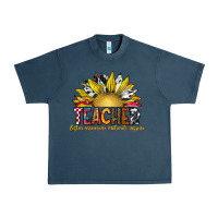 Midnight Navy Teacher Urban Heavy Tee - CowhideDigitalArt