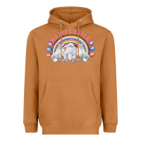 Meerkat Happy easter bunny tails Heavyweight Hoodie - RanaPortraitStore