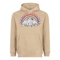 Mushroom Happy easter bunny tails Heavyweight Hoodie - RanaPortraitStore