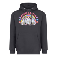 Smoke Happy easter bunny tails Heavyweight Hoodie - RanaPortraitStore