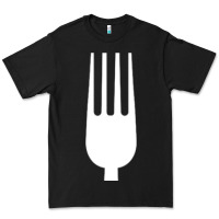 Black kitchen utensil fork simple easy halloween party costume long sleeve t Premium Tee - baoMotion