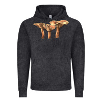 Vintage Black lactarius rufus mushroom Vintage Hoodie - LillyAllenDesigns
