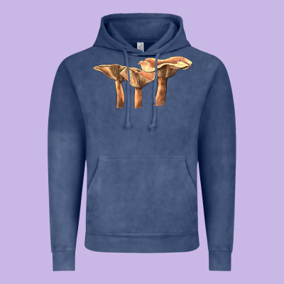 Lactarius Rufus Mushroom Vintage Hoodie Designed By Lillyallendesigns