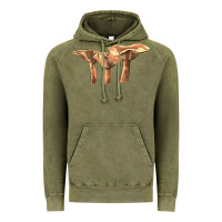 Vintage Olive lactarius rufus mushroom Vintage Hoodie - LillyAllenDesigns
