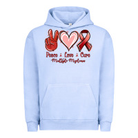 Pigment Grape Ice Peace Love Cure Multiple Myeloma Cancer Urban Hoodie - Jasminsmagicworld