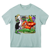 Arona mardi gras pelican crawfish crocodile Heavy Core Tee - OliviaCreatesArt
