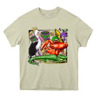 Mossy mardi gras pelican crawfish crocodile Heavy Core Tee - OliviaCreatesArt